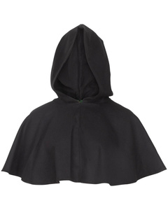 Basic Hood - Black - płócienny kaptur