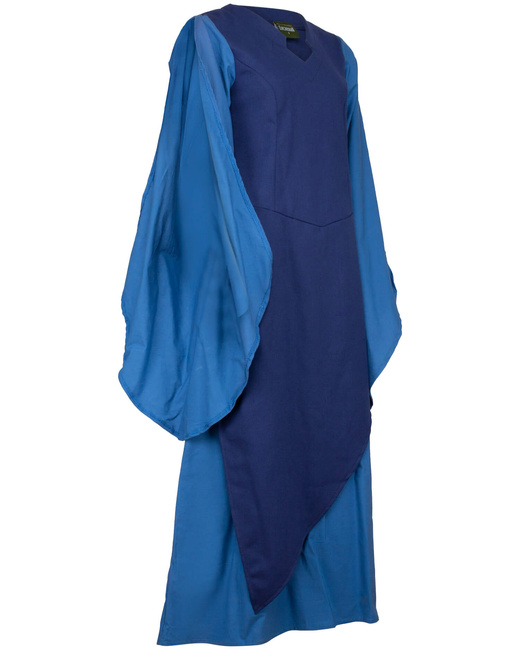 Galatea Dress - Blue - suknia bawełniana