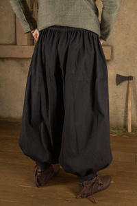 Ataman Trousers Canvas Black - płócienne szarawary.