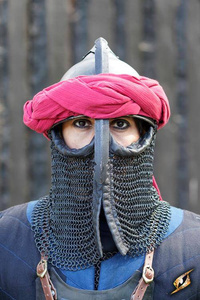 Persian Headband - Dark Red