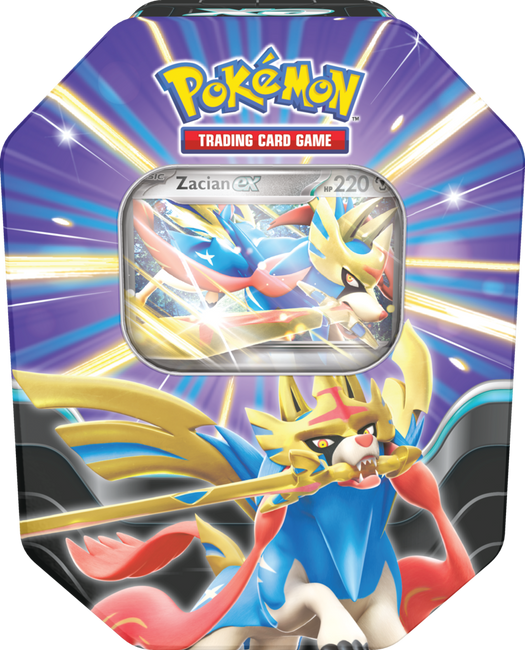   Pokémon TCG: Slashing Legends Tin - Zacian ex