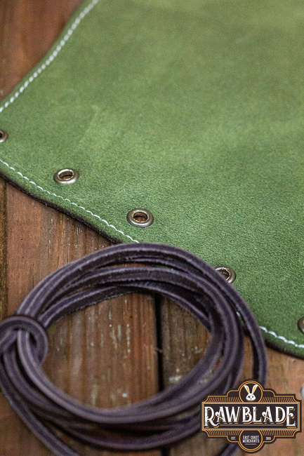 Vryla Split Leather Bracelets - Green