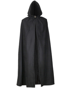 Aaron Cloak wool Black  - wełniana opończa