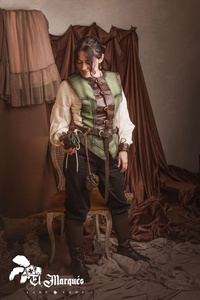 Mercenary Belt - Brown - skórzany pas