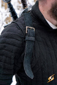 Double Back Hanger Suede - Black