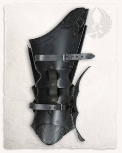 Dragomir Leg Armour - Browned