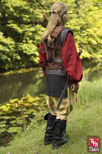 RFB Fighter Leather Armour - Brown