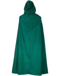 Aaron Cloak Wool Green - płaszcz z wełny