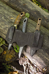 Rogue Knife Set & Holder - Epic Black