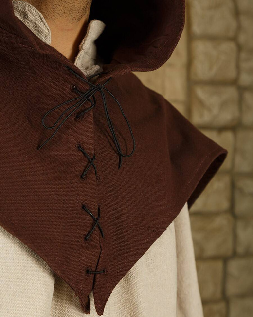 Folke Hood Brown - kaptur bawełniany