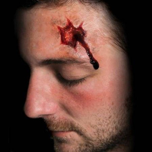 Shot And Stabbed Tattoo - tatuaż tymczasowy