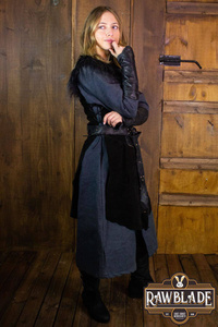 Raven Woman Leather Jerkin