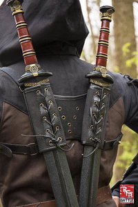 RFB Double Sword Harness - Brown