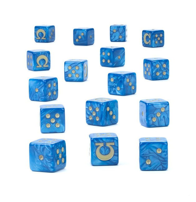 Warhammer 40000: Ultramarines Dice Set