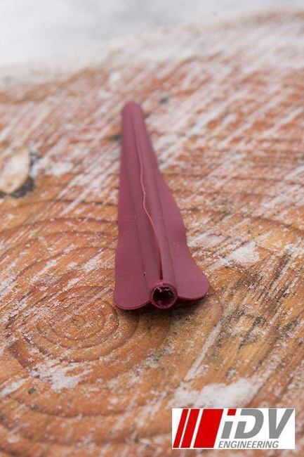 Fletching - Dark red - lotki do strzał  larpowych IDV