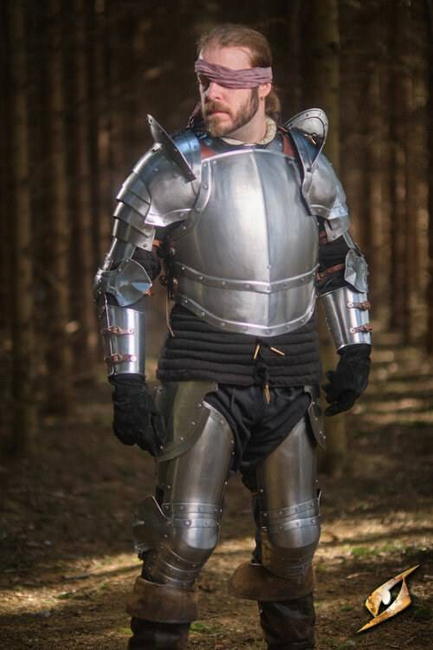 Captain Belt Shields - Polished Steel