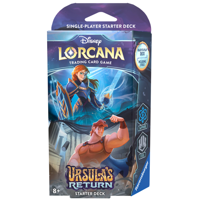 Disney Lorcana: Ursula's Return Starter Deck Sapphire and Steel