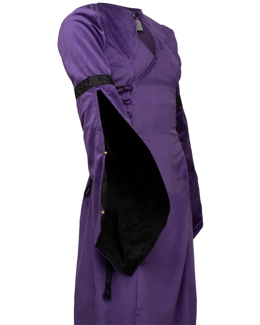 Antaris Dress Velvet - Purple - aksamitna suknia