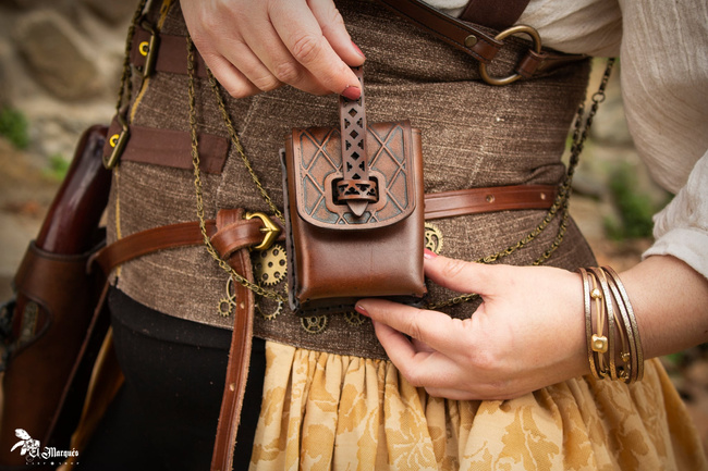 Witcher belt pouch - Brown