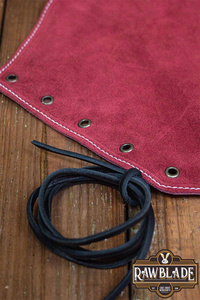 Vryla Split Leather Bracelets - Red