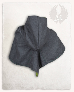 Halaif Hood Wool Grey/Green 2nd Edition - wełniany kaptur
