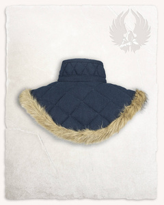 Nimue Lined Collar Wool - Blue