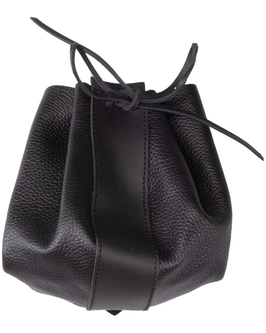 Veltor leather bag - Black - skórzana sakwa