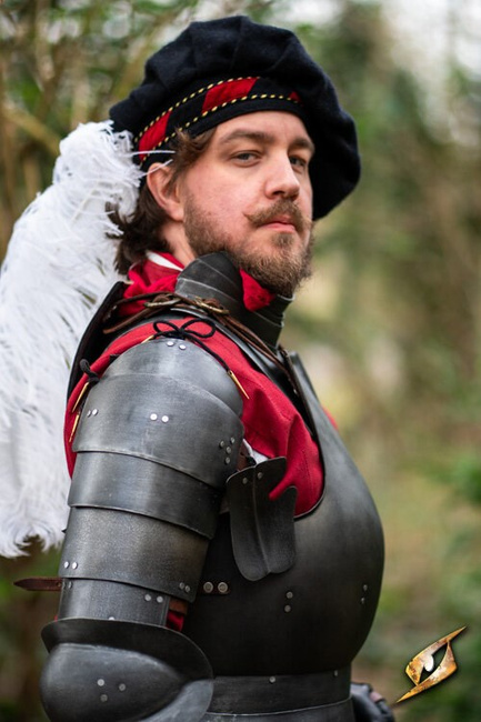 Landsknecht Spaulders - Epic Dark - naramienniki landsknechta