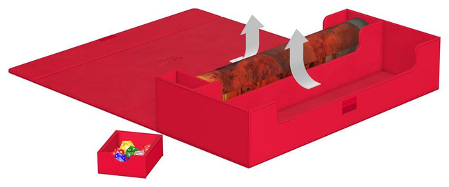 Ultimate Guard Superhive 550+ XenoSkin Monocolor Red (czerwony)