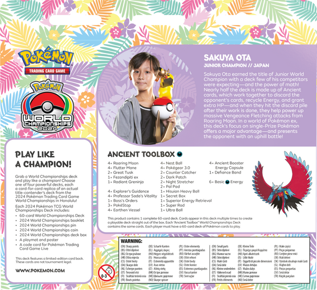 Pokémon TCG: World Championships Deck 2024 - Ancient Toolbox