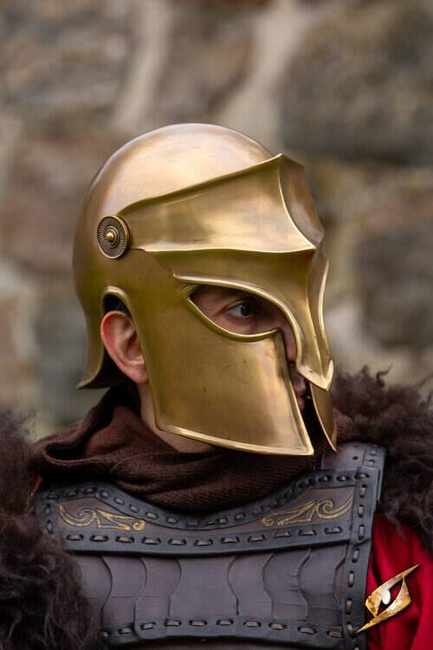 Corinthian Helmet - Brass - hełm koryncki