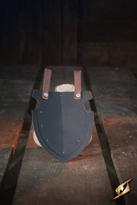 Captain Belt Shields - Polished Steel