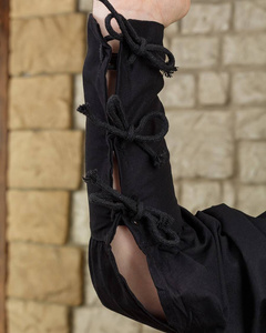 Simon Shirt Black - koszula średniowieczna