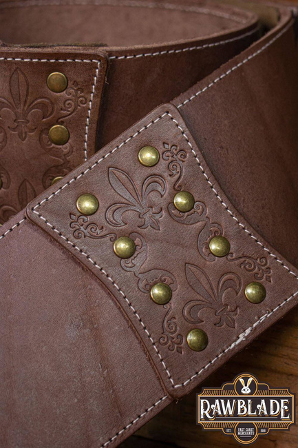 Lombard Wide Belt - Brown