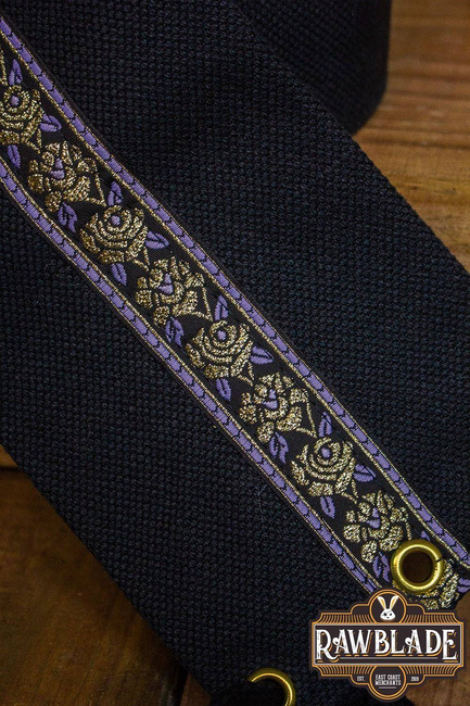 Jeanne fabric belt - Black