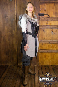 Owl Woman Leather Jerkin