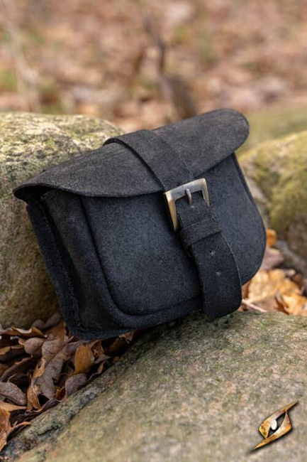 Warrior Bag - Suede - Black - Small