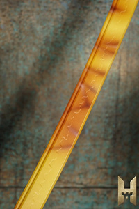  Ryūgan the Katana Citrine - 100 cm