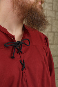 Simon Shirt Bordeaux - koszula średniowieczna