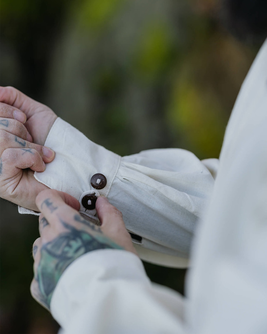 Lucious - Cream - koszula bawełniana