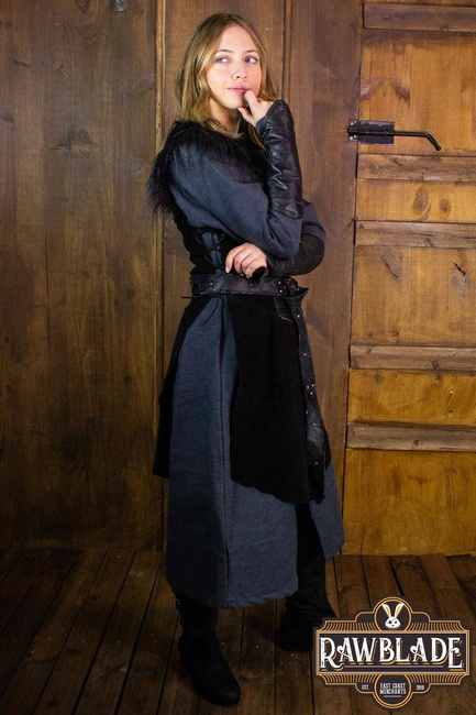 Raven Woman Leather Jerkin