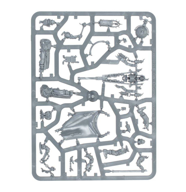 Warhammer 40000: Black Templars Chaplain Grimaldus and Retinue