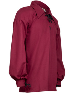 Sawyer shirt - Bordeaux - koszula bawełniana