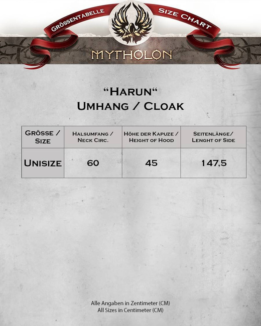 Harun Cloak Canvas Brown- płócienna opończa