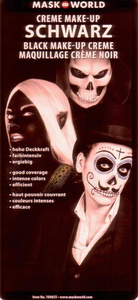 Black Cream Make-up - kremowa farba do charakteryzacji o czarnym kolorze