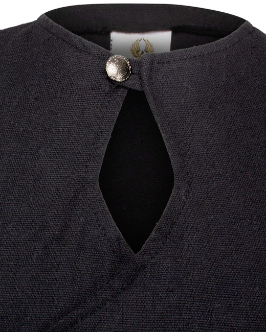 Antaris Dress Canvas - Brown - suknia bawełniana