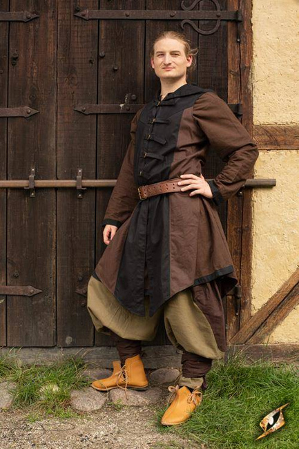 Ring Belt Brown - skórzany pas z pierścieniami