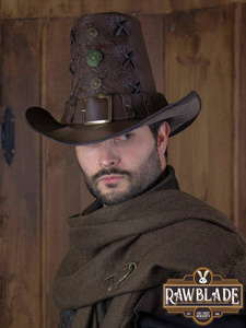 Johann Witch Hunter Hat Deluxe - Brown