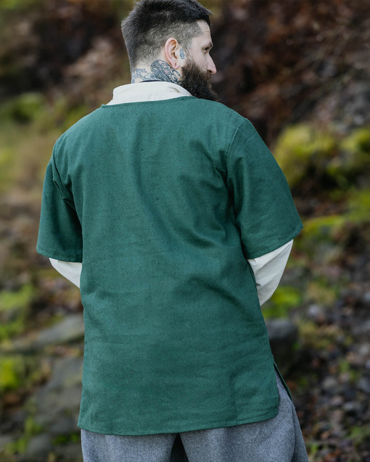 Godwin Tunic - Green - płócienna tunika