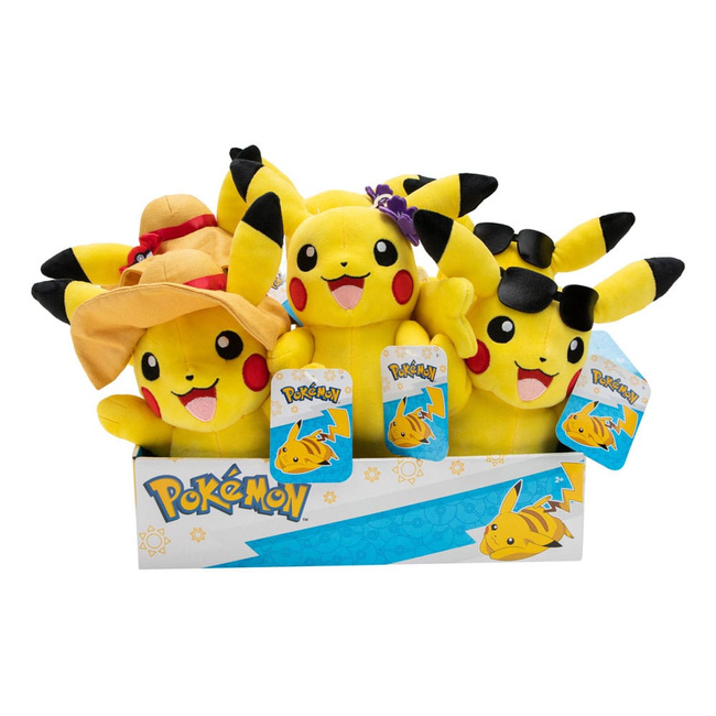 Pokémon Maskotka Plush Pikachu Bow flower 20 cm